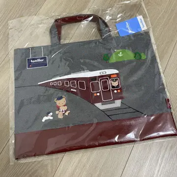 familiar 패밀리아 한큐 전차 데님백 토트백 데니바