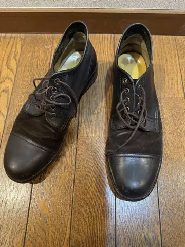 모르간옴 사이즈 S ( 25.5~26.5cm 상당 ) 블랙 스웨이드 콤비