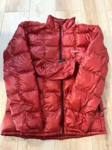 mont-bell 다운 자켓 레드