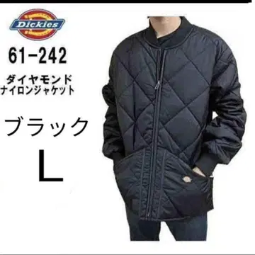 새상품 L BK 다이아몬드 자켓 디키즈 블랙 61242