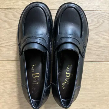 부드러운 신발 공방 Les Belles 블랙 로퍼 22.0