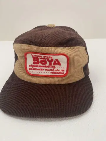 YAMADA KNIT INC 와펜 BOYA 캡 트래커