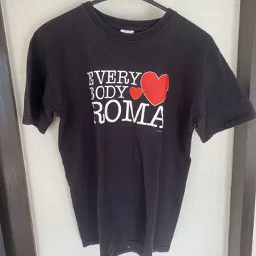 EVERY BODY LOVES ROMA 티셔츠 S 사이즈 블랙