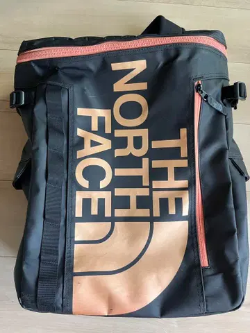 THE NORTH FACE 백팩 블랙/오렌지