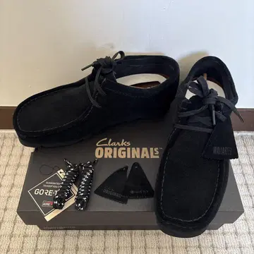 CLARKS / wallabee GTX 블랙 25.0cm
