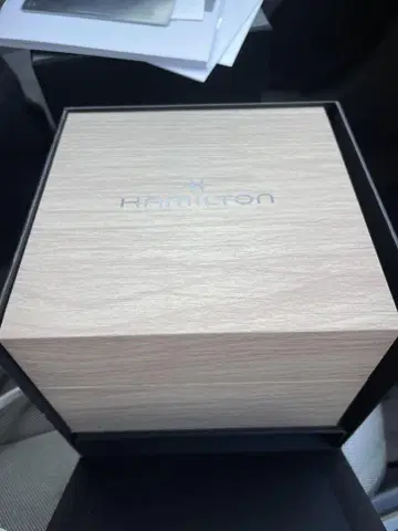 HAMILTON 네이비 아날로그 시계