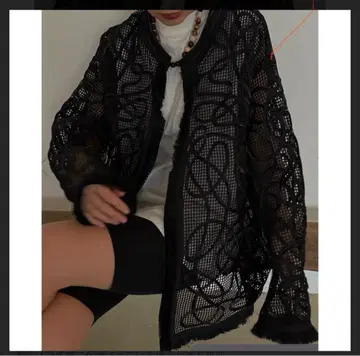 AMERI MEDI TAPE EMBROIDERY MESH JACKET