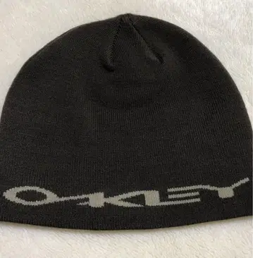 OAKLEY 오클리 니트 모자 비니 브라운 00s y2k TECH