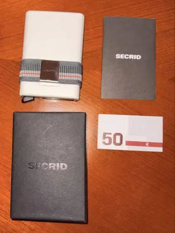 SECRID 카드 케이스 화이트