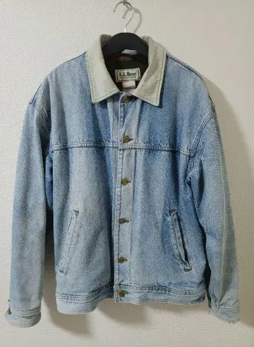 80s llbean 엘엘빈 USA제 담요 데님 자켓 M