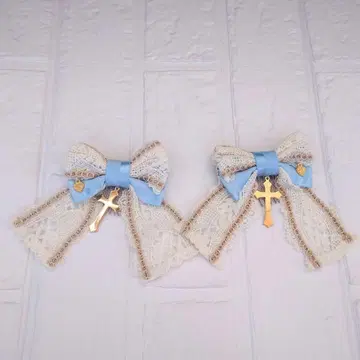 BABY 크로스 리본 빗