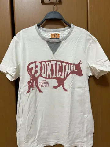 73 ORIGINAL 소 프린트 T셔츠