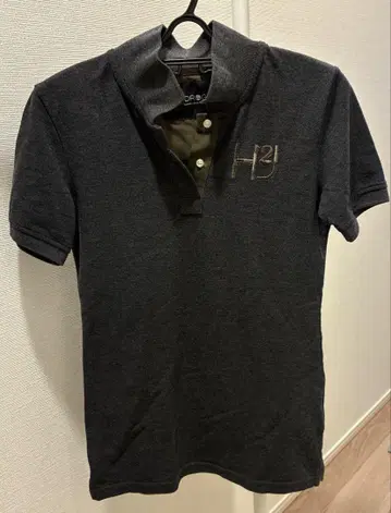 하이드로겐 카모플라쥬 옷깃 반팔 피케 셔츠