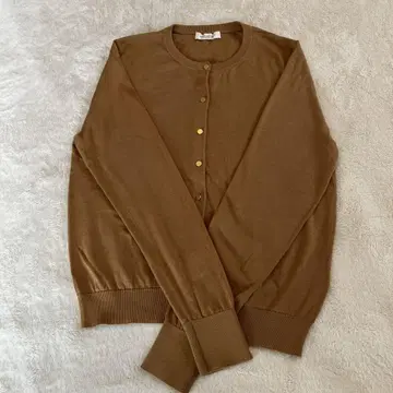 SPICK AND SPAN 브라운 가디건 긴팔