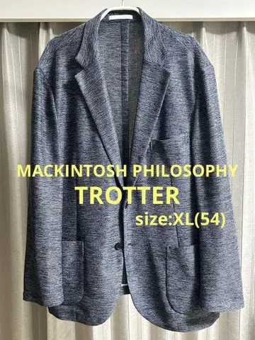 [ 새상품급 ] 매킨토시 철학 TROTTER 자켓 네이비 XL