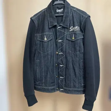 Snap-on 데님 자켓