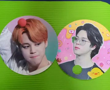 지민 팬 아이템 세트 부채 카드 북마크