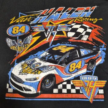 Van Halen Racing T셔츠 84 사이즈 L