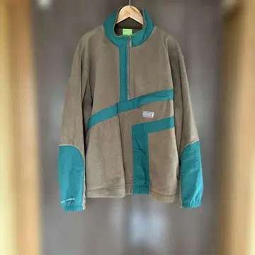 HUF 플리스 자켓 M 브라운/그린