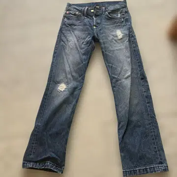 ARMANI Exchange 데미지 데님 팬츠 29인치