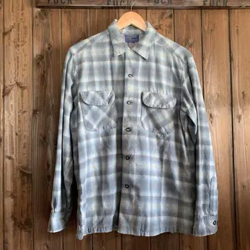 60s 펜들턴 PENDLETON 울 셔츠 옴브레 보드 셔츠