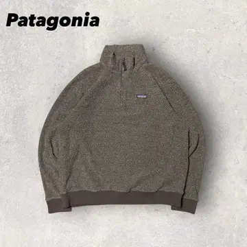 [파타고니아] 하프 지퍼 니트 플리스 XL 그레이 울 혼방 18년제 d