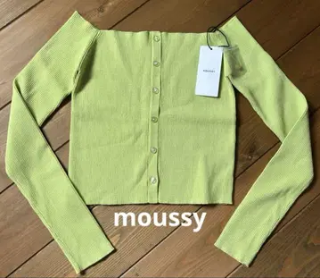 moussy 마우지 여성용 스웨터 오프숄더 스웨터 니트