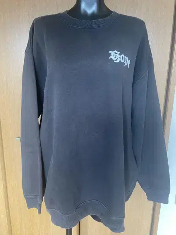 트레이닝복 스노우보드 맨투맨 블랙 Hope