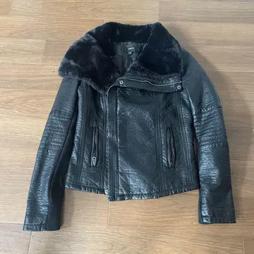 00s vkei 시크 스타일 블랙 가죽 변형 라이더 자켓 M