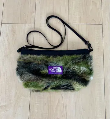 THE NORTH FACE PURPLE LABEL 퍼 카모플라주 파우치