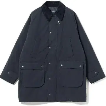 BEAMS 충전솜 필드 코트 23FW 네이비 M 사이즈