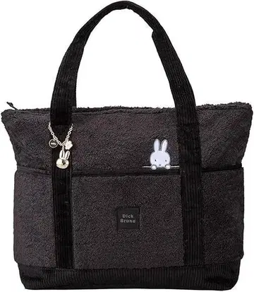 8일까지 미사용 새상품 미피 miffy 보아 토트백 블랙