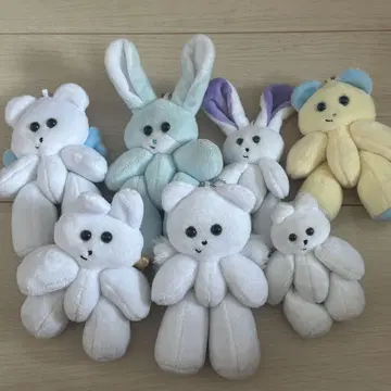 킨타로 타오푸린 우사지 쿠마키치 가챠 봉제 인형