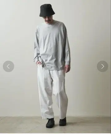 FLP SUP BORDER LONG SLEEVE TEE -LOOSE