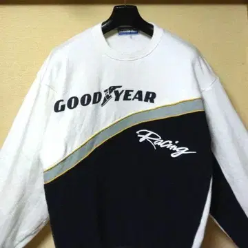 빈티지 Goodyear 레이싱 맨투맨 Goodyear