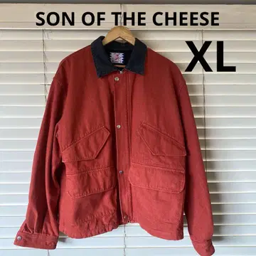 SON OF THE CHEESE 레드 데님 자켓 XL