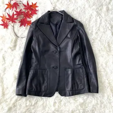 가죽 자켓 양가죽 여성용 이탈리아제 블랙 천연 가죽