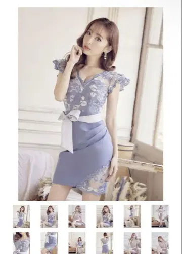 Jewels 드레스 블루 XL 쥬얼스