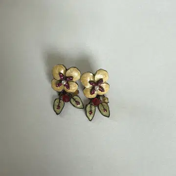 레네레이드 꽃 귀걸이 앤티크