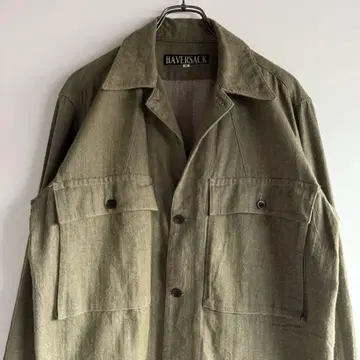 HAVERSACK 하버색 M-43형 그린 데님 자켓
