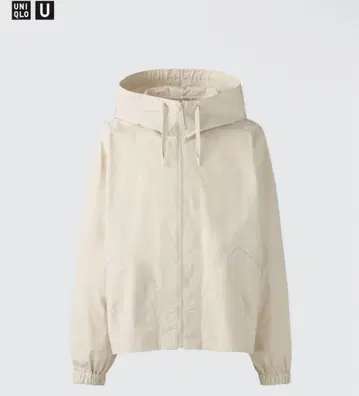 [ 미착용 새상품 ] 후디드 블루종 UNIQLO 유니클로U 내추럴