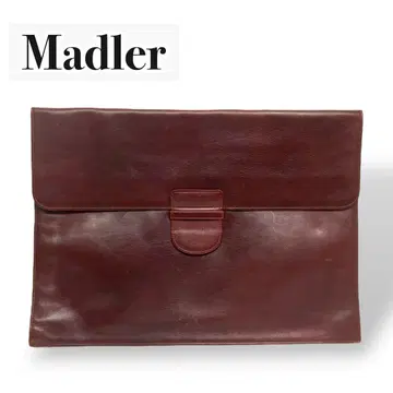 [ 새상품급 ] madler 마들러 클러치백 보르도 올 가죽 서류 가방
