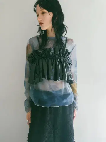 MARTE sahara Multiway Frill Bustier 뷔스티에