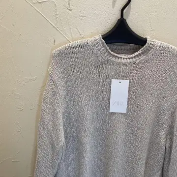 ZARA 자라 그레이 니트 스웨터 M 사이즈