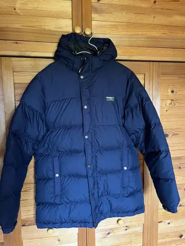 L.L.Bean 후드 부착 다운 자켓 XL 네이비