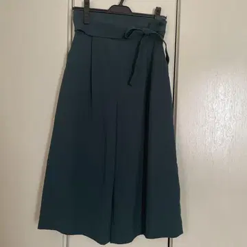 UNTITLED 다크 그린 와이드 팬츠 사이즈 1