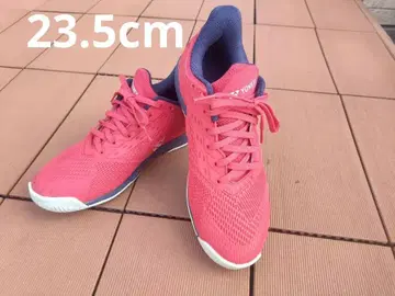 [중고] YONEX 테니스화 빨간색/레드 23.5cm