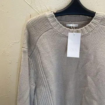 ZARA 자라 베이지 니트 L 사이즈
