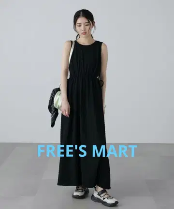 [ FREE'S MART ] 사이드 컷 슬리브리스 티셔츠 원피스 S