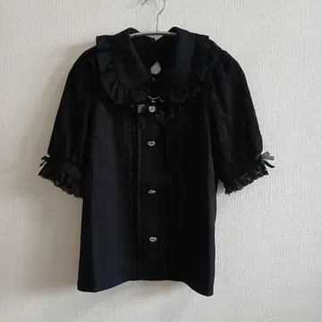 디어마이러브 블랙 반팔 셔츠 사이즈 M